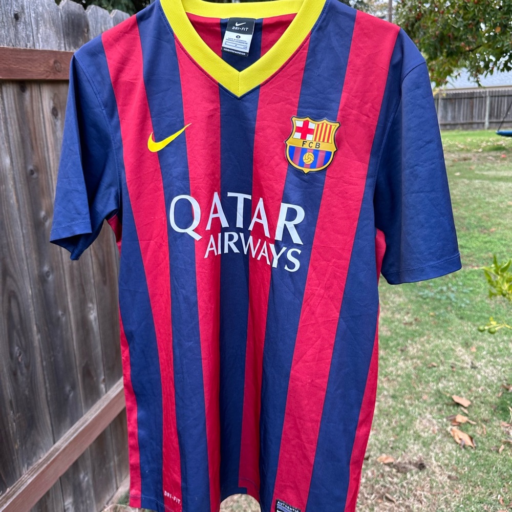 Nike dry fit Barcelona kit size small
